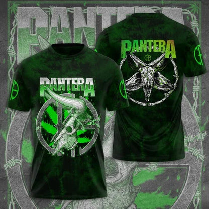 Popular Heavy Metal Rock Band Pantera 3D Print Men Women T-shirt O-neck Short Sleeve Hip Hop Top Casual Streetwear Kids Tees