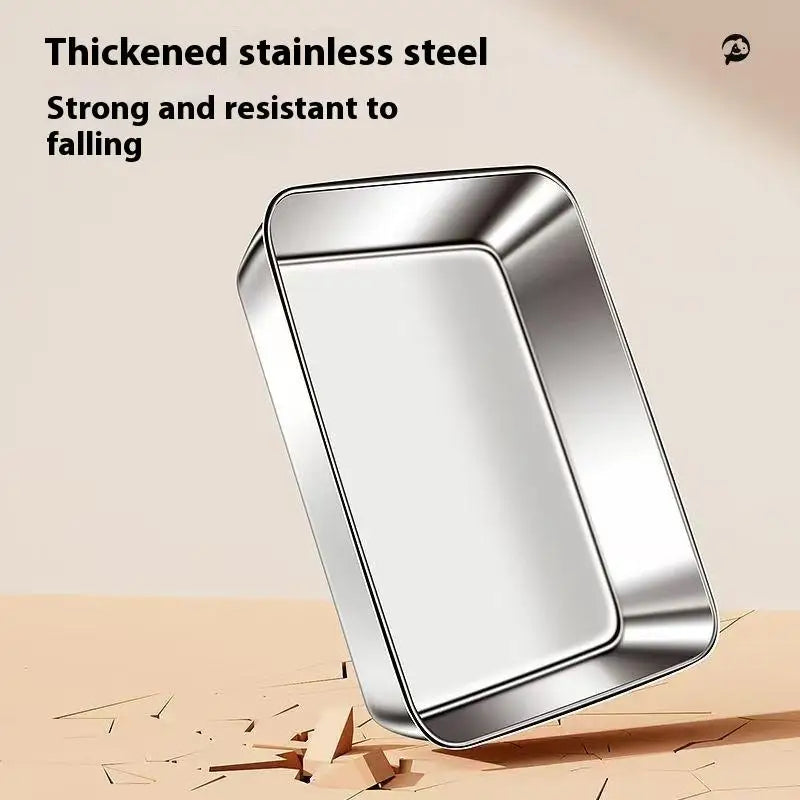 【E】Cat Bowl Cat Food Bowl Stainless Steel Double Bowl Anti-Tip Pet Bowl Cat Eating Bowl Drinking Bowl Grain Bowl Dog Bowl
