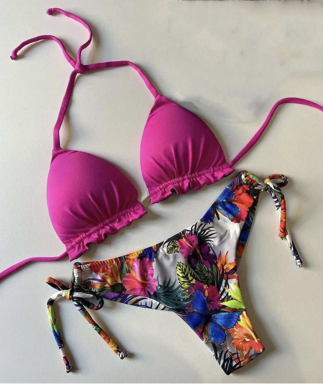 Women's Printed Bikini Beach Holiday Trio