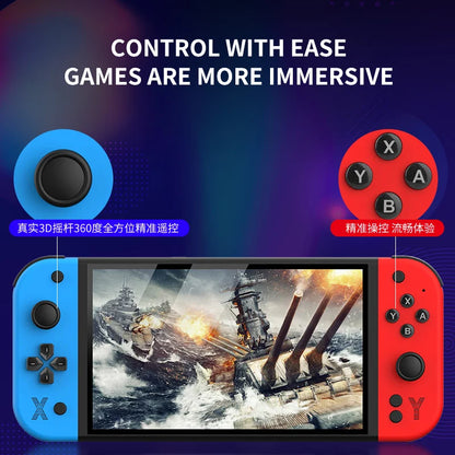 G90 Handheld Retro Console – 7" Screen, 64GB, 4000mAh