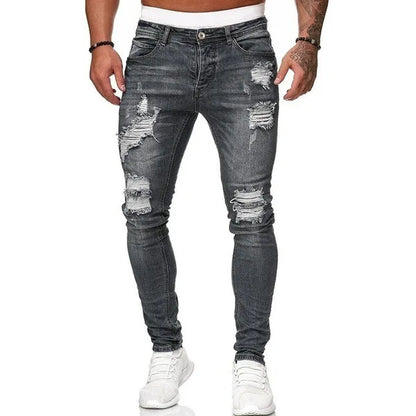 Stretch Slim Baggy Jeans