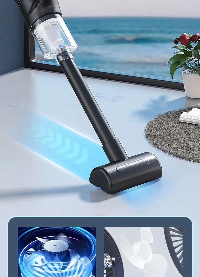 Wireless Handheld Vacuum Cleaner Cordless Handheld Chargeable Auto Vacuum for Home & Car & Pet Mini Vacuum Cleaner 50000Pa