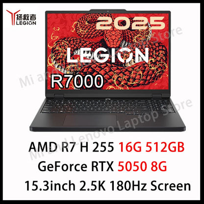 Lenovo LEGION R7000 2025 R7 H 255 RTX5050 16+512GB 15.3inch 2.5K 180Hz Game