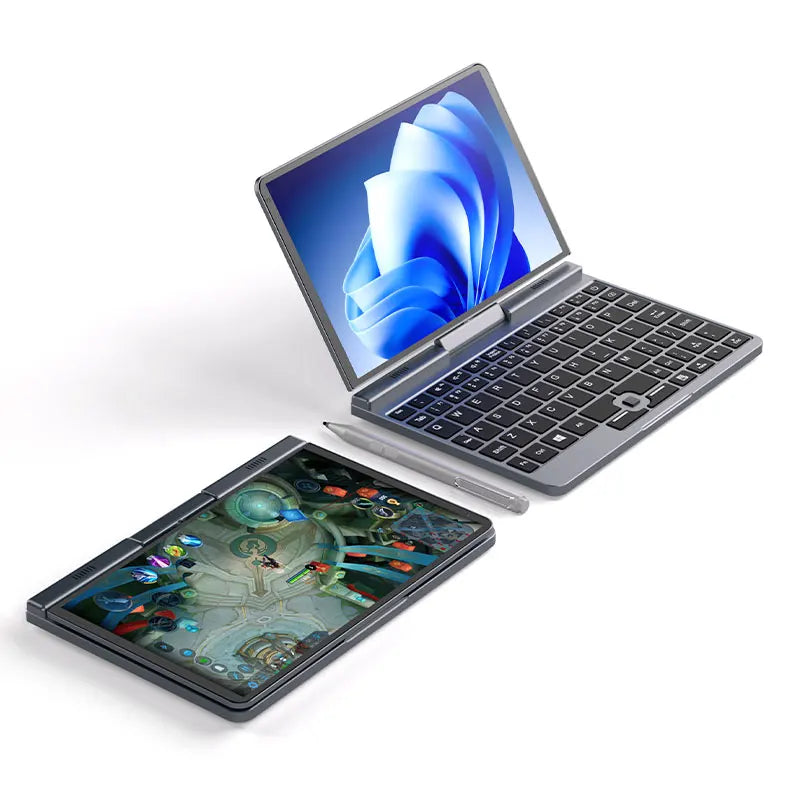 CRELANDER P8 Mini Gaming Laptop 8 Inch Touch Screen Intel Alder Lake N150 12GB DDR5 Windows 11 WiFi 6 Small Pocket Laptop