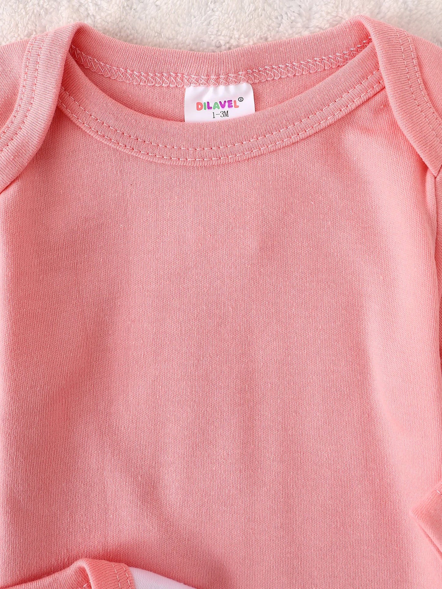 Baby girl clothes 3PCS Baby girl onesies newborn baby clothes Summer Short-sleeved jumpsuit Suitable for 0-9 months