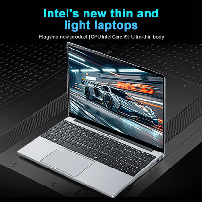 2026 Gaming 15.6" Laptop Intel Core i9 9900 Computer 16GB RAM 1TB 2TB 1920*1080 Fingerprint Unlock Backlit Laptops Windows 11