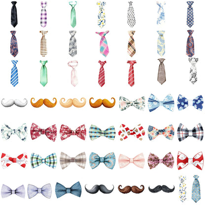 10/50PCS Cartoon Father's Day Gift Stickers Funny Beard Tie Doodle Waterproof Decorative Scrapbook Water Cup Skateboard Guitar