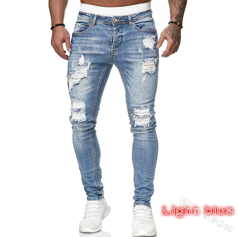 Stretch Slim Baggy Jeans