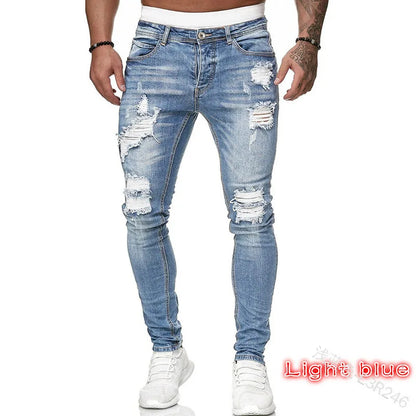Stretch Slim Baggy Jeans