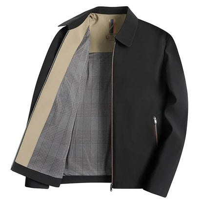 Smart Casual Men's Suit Jacket High Quality Outwear Coats Men Casual Waterproof Jackets Spring Autumn Solid Color Business Coat