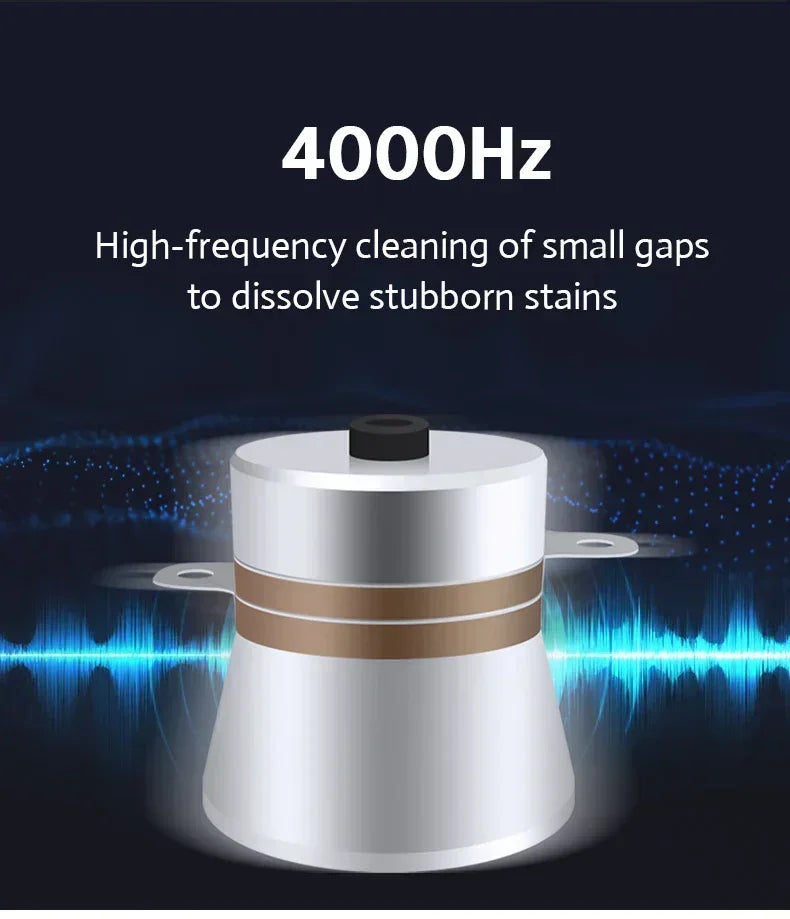 30/50W Ultrasonic Cleaner Sonicator Bath 40Khz Degas for Watches Contact Lens Glasses Denture Teeth Electric Bath for Jewelry EU