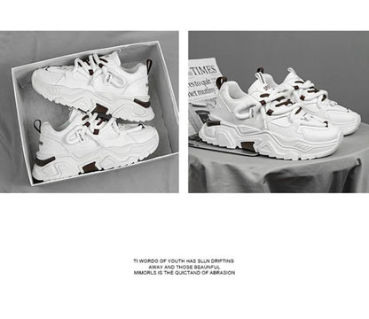 Sneakers for Mens White Platform Sneakers Fashion Versatile Board Shoes Men's Simple Niche Comfort Sports Shoes Tenis Masculino