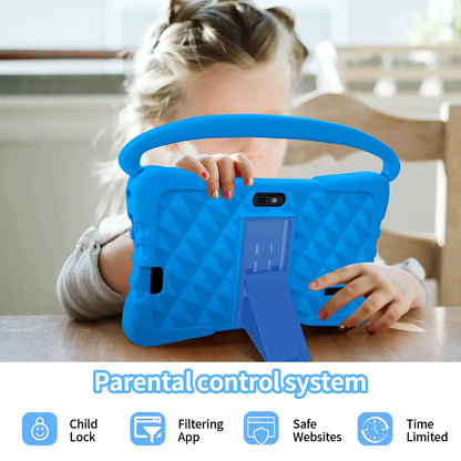 New 7 Inch 5G Android Kids tablets Quad Core 4GB+64GB ROM Android 13 Tablet PC Cartoon Pattern Kids-Proof protective Case