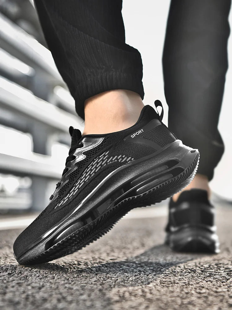High Quality Sneakers Male Trend Black Platform Basketball Shoes Men Casual White Sport Walking Sneakers Men's Trainer 2025