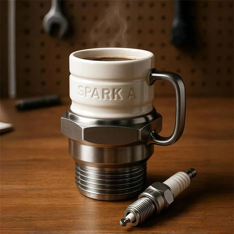 Automotive Inspire Coffee Cup, Perfect for Car Enthusiasts, Mechanics & Garage Owners
