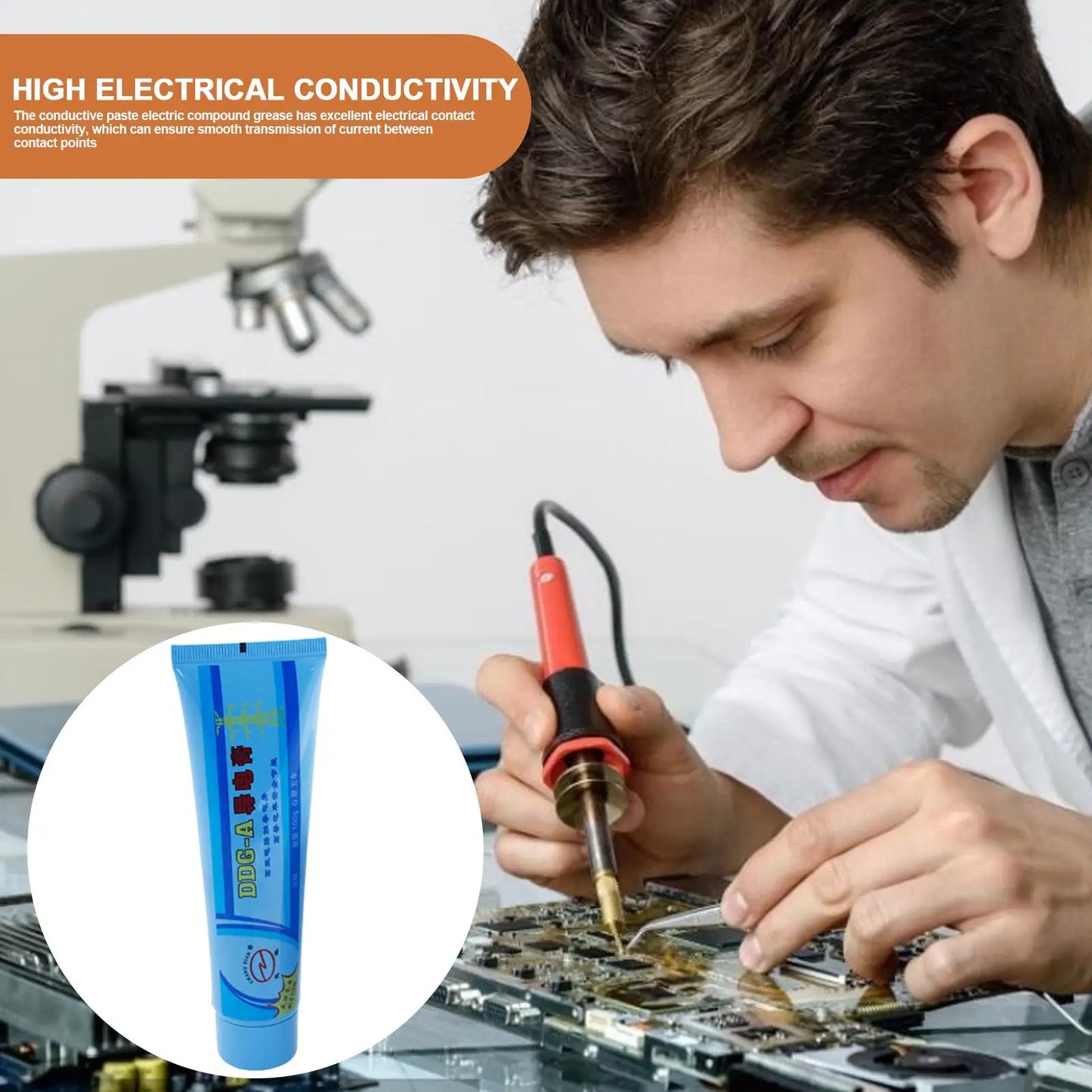 Dielectric Grease 100g Automotive Dielectric Grease Electronics Lubricant for Electrical and Automotive Applications
