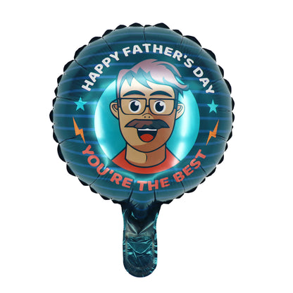 10pcs 10inch Happy Father's Day Foil Balloons Fathers Day Spanish Te Amo Papa Air Globos For Father Birthday Party Decorations