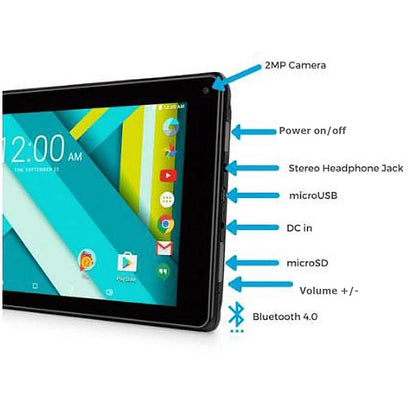 Hot Sales 7.0’’ 1GB RAM 16GB ROM Tablet Pc Android 6.0 Tablets WiFi RK30sdk Quad-Core CPU 1024 x 600 Pixels