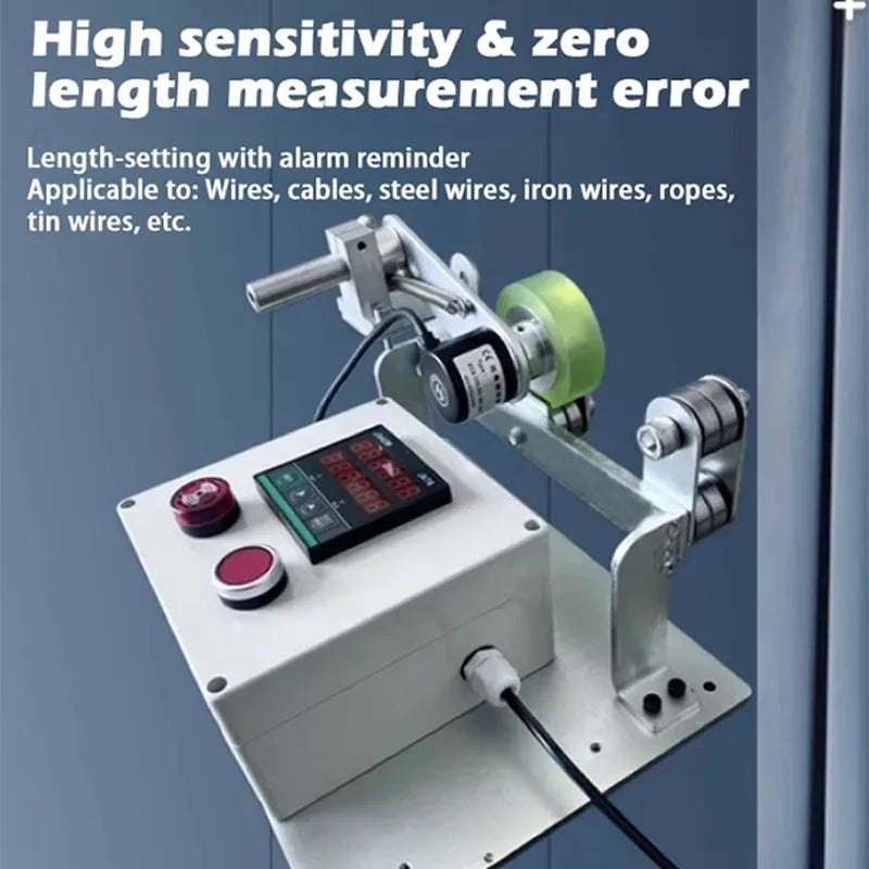 Electronic Digital Meter Electronic Encoder Digital Length Counter Meter Wheel Roll Length Measuring Meter Testing Equipment