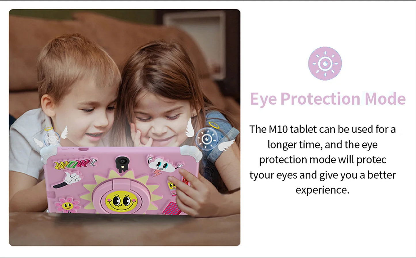 2025 New 7 Inch Cartoon Pattern Kids' tablet Quad Core 4GB+64GB ROM Android 13 Learning Education Games Tablets Children's Gifts