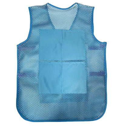 Cooling Cycling Vest with 8 Ice Packs,Summer Thin Mesh Vest Jacket,  Outdoor Ice Cooling Vest, Heatstroke Prevention Safety Vest