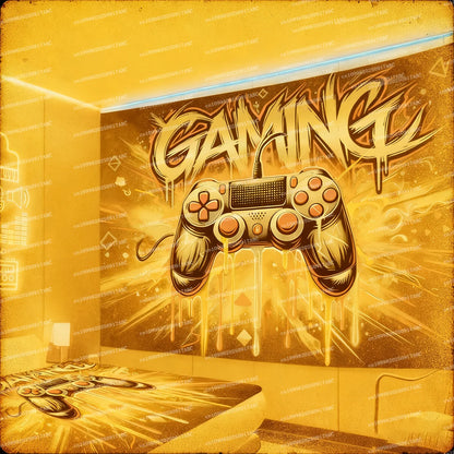 Game Tapestry Gaming Neon Tapestry Handle Dazzle Gaming Bedroom Gaming Room Decoration Game Live Background Wall Home Tapestry