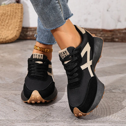 Women Sneakers 2025 New Leisure Running Shoes Fashion Designer Leather Sneakers Women Luxury Platform Sports Shoes for Women