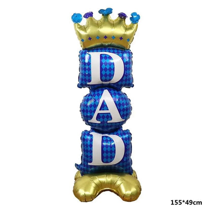1pc Mother's Day Decorations Balloons I Love You Mom Dad Happy Father's Day Aluminum Film Balloons Mothers Gifts Supplies Globos