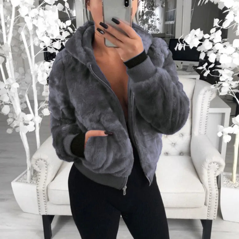 Casual Solid Long Sleeve Women's Hoodie