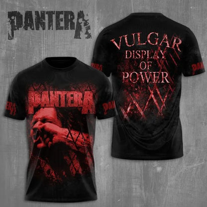 Popular Heavy Metal Rock Band Pantera 3D Print Men Women T-shirt O-neck Short Sleeve Hip Hop Top Casual Streetwear Kids Tees