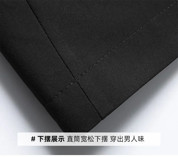 Smart Casual Men's Suit Jacket High Quality Outwear Coats Men Casual Waterproof Jackets Spring Autumn Solid Color Business Coat