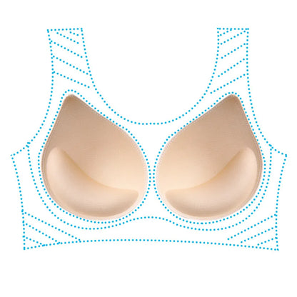 Chest Enhancers Bra Foam Insert Chest Cup Intimates Accessories Sponge Bra Pads Swimsuit Breast Push Up Bra Padding