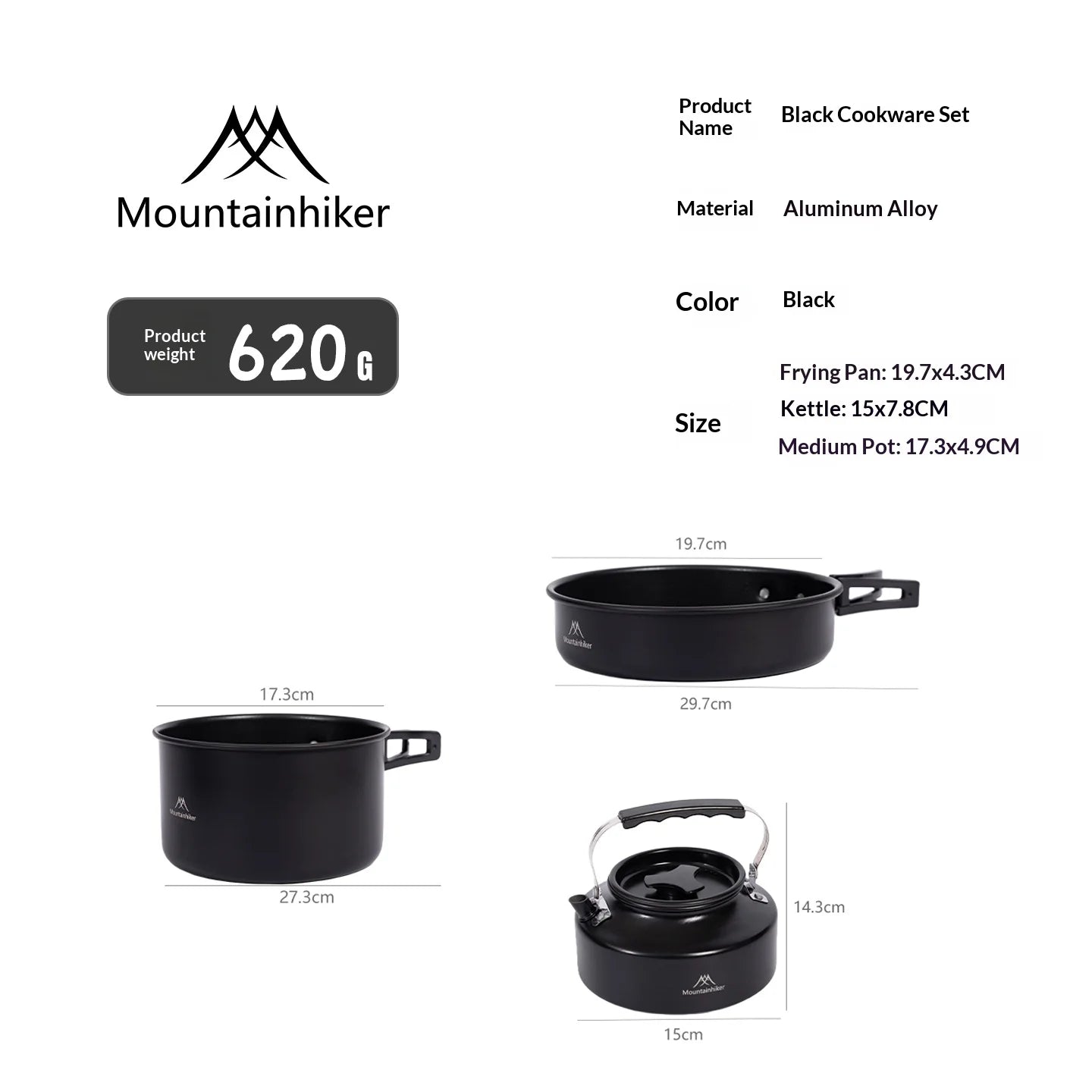 All-in-one camping cooking kit | Portable cookware suitable for backpacking trips, perfect for family camping trips.