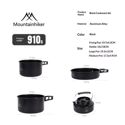 All-in-one camping cooking kit | Portable cookware suitable for backpacking trips, perfect for family camping trips.