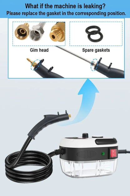 Portable Handheld High Pressure Steam Cleaner Household Multifunctional Steam Cleaning Machine Kitchen Hood Air Conditioner Car