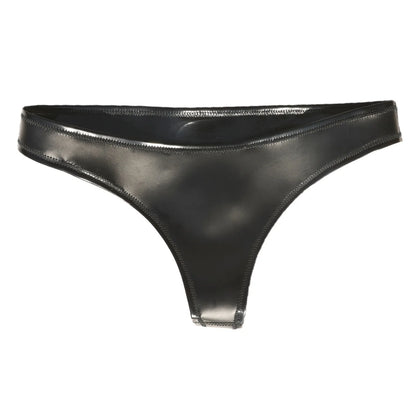 Shiny Matt Double Sided PU Leather Bikini Hot Shorts Wet Look PVC Briefs Reversible Tangas Sexy Panties G Strings Thong Calcinha