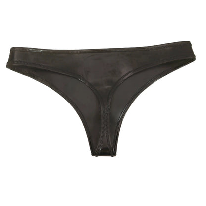 Shiny Matt Double Sided PU Leather Bikini Hot Shorts Wet Look PVC Briefs Reversible Tangas Sexy Panties G Strings Thong Calcinha