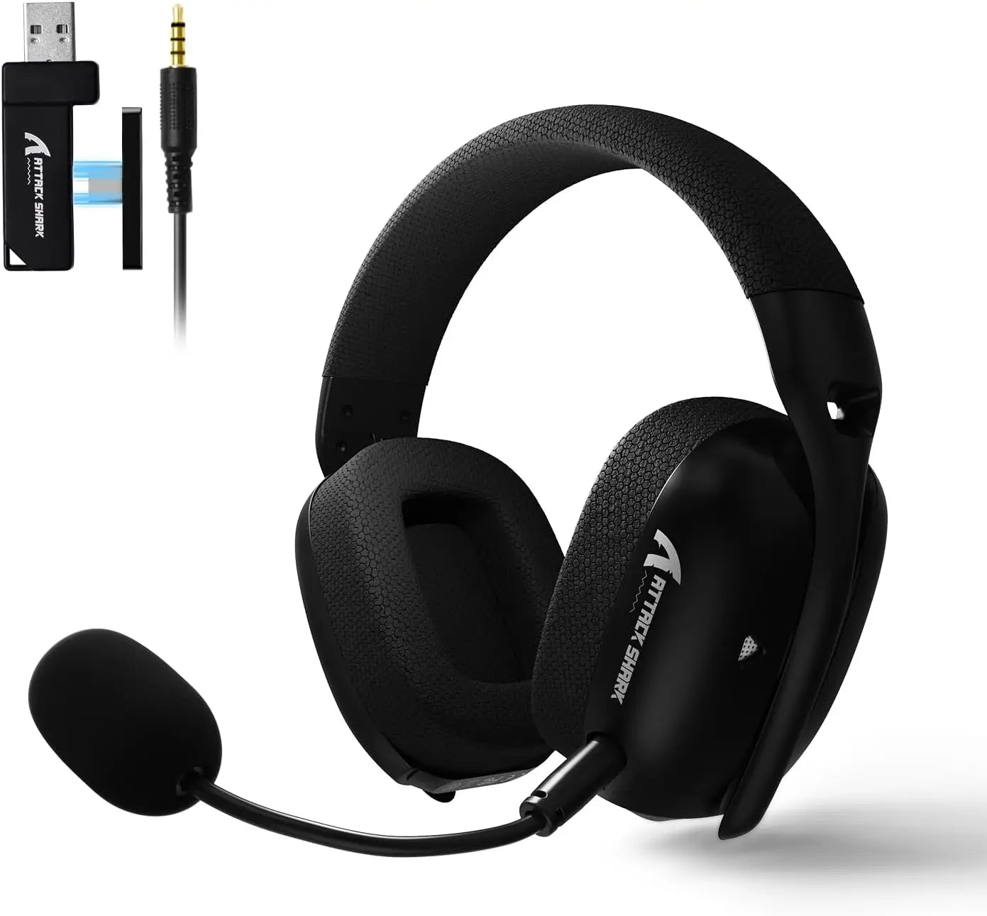 MAMBASNAKE×Attack Shark L80PRO Gaming Headset, Lightweight Over-Ear Gaming Headphones