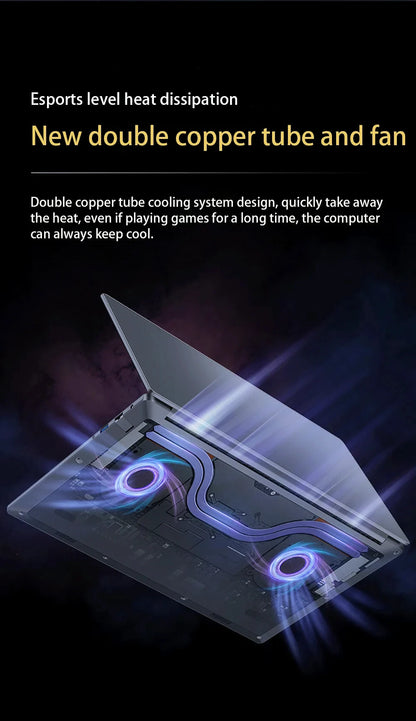 NEW S3 Computer 15.6 Inch Intel Core i7-8750H Por Laptop 2*DDR4 2*M.2 64GB 2TB SSD  Windows 11 Fingerprint Unlock 60Hz