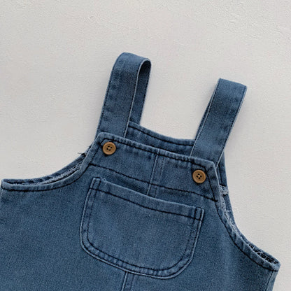 Baby Clothes for Girls Boys T Shirt with Denim Jumpsuit Newborn Clothes Set 2pcs