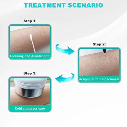 2 in 1 Electrolysis Hair Removal Machine Painless Permanent Hair Remove Machine for Women Men Bikini Body Home Salon Use