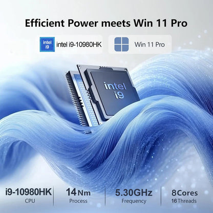 15.6 " Windows 11 Laptops Intel Core i9-10980HK 16GB RAM 1TB SSD Gaming Laptop Backlit keyboard PC Fingerprint UnIock Computer