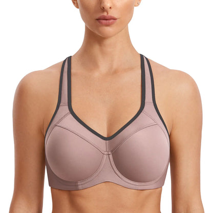 Full Support High Impact Underwire Sports Bra