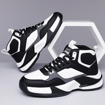 Modern Classic: Men's Lightweight Walking Sneakers with Enhanced Flexibility