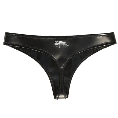 Shiny Matt Double Sided PU Leather Bikini Hot Shorts Wet Look PVC Briefs Reversible Tangas Sexy Panties G Strings Thong Calcinha