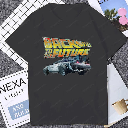 Mens Clothing  Doc Brown Back To The Future Back To The Future 1.21 Gigawatts Fun Tops Tee T Shirt Loose Tops T-Shirt