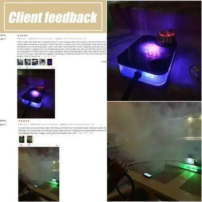 M-Smoking Hookah LED Light Nargile Cachimba Water Pipe Chicha Hookah Kit Accessories For Smoking Кальян Acrylic Shisha
