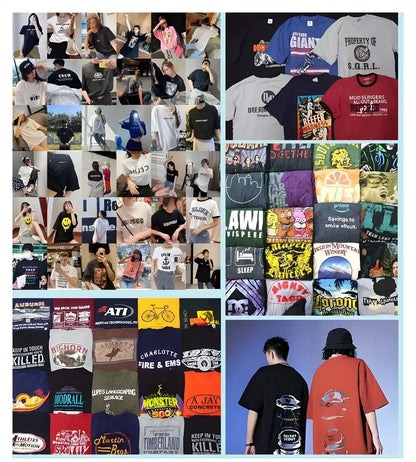 I‘m Thinking Funny Print T-Shirt Summer Tees For Men Women 100% Cotton O-neck Oversize Casual Short sleeved Streetwear Basic Top