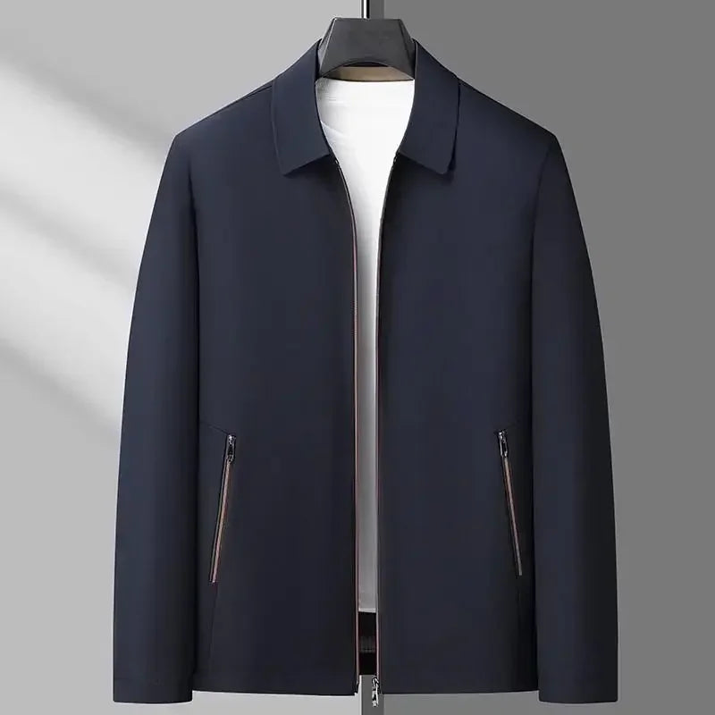 Smart Casual Men's Suit Jacket High Quality Outwear Coats Men Casual Waterproof Jackets Spring Autumn Solid Color Business Coat