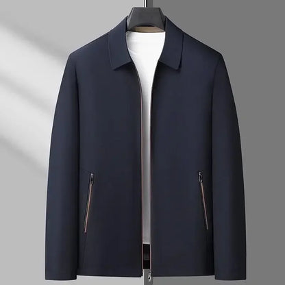 Smart Casual Men's Suit Jacket High Quality Outwear Coats Men Casual Waterproof Jackets Spring Autumn Solid Color Business Coat